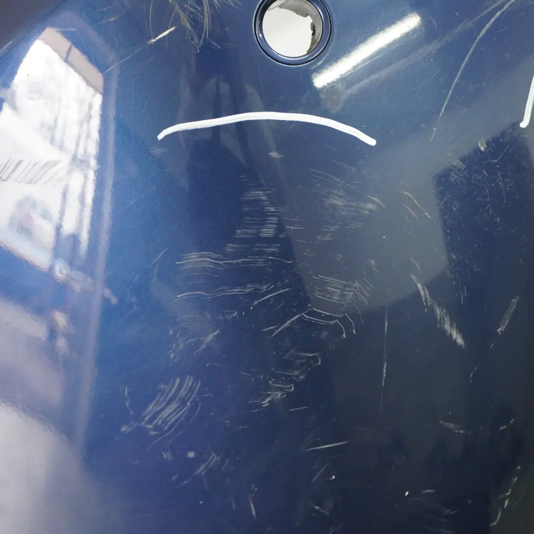 Bumper Panel M Sport PDC Mysticblau Mystic Blue Metallic - A07 to BMW E60 Rear with Part number 0394707 BMW E60 Rear Bumper Panel M Sport PDC Mysticblau Mystic Blue Metallic - A07 - SKU 0394707-MYS - Part number 0394707