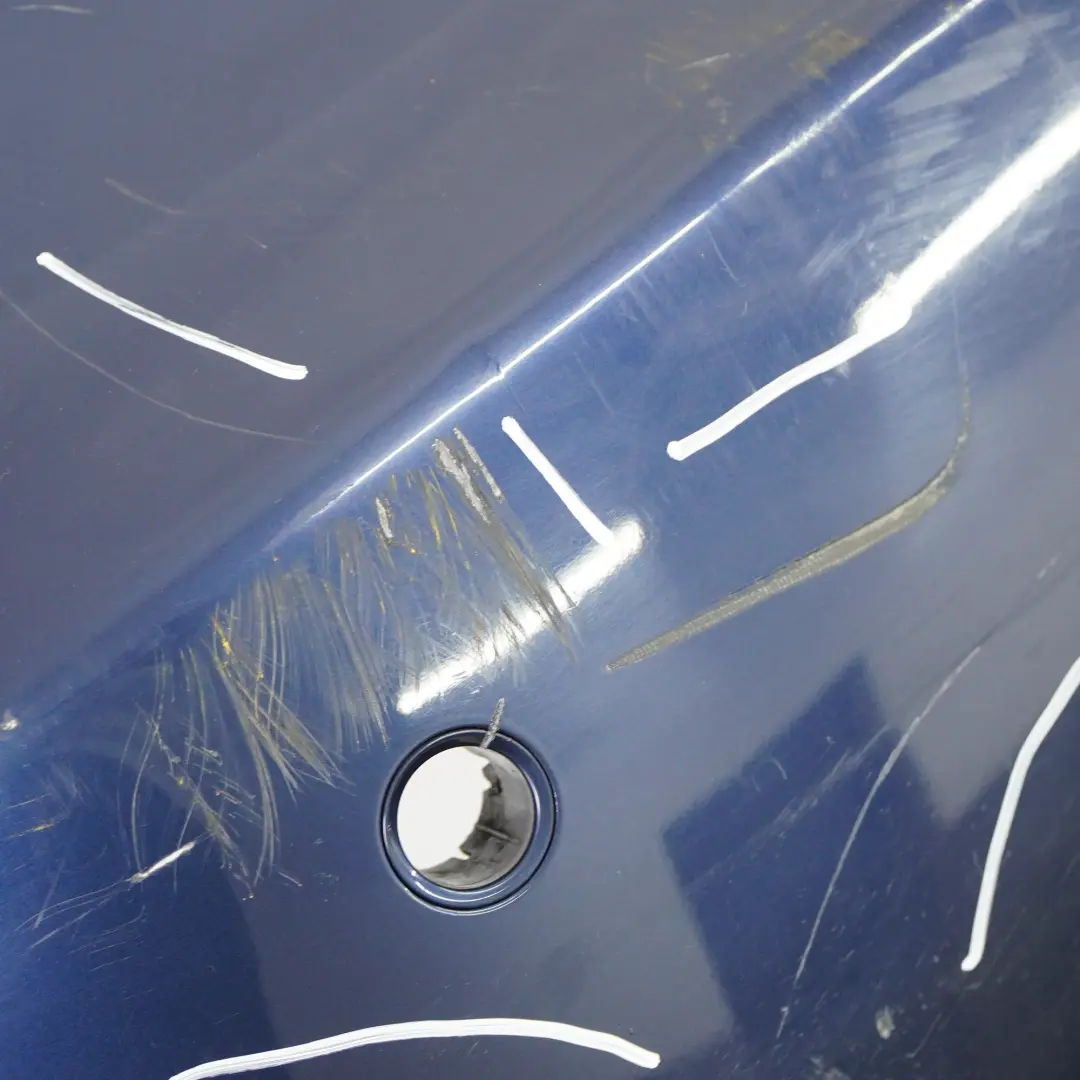 Bumper Panel M Sport PDC Mysticblau Mystic Blue Metallic - A07 to BMW E60 Rear with Part number 0394707 BMW E60 Rear Bumper Panel M Sport PDC Mysticblau Mystic Blue Metallic - A07 - SKU 0394707-MYS - Part number 0394707