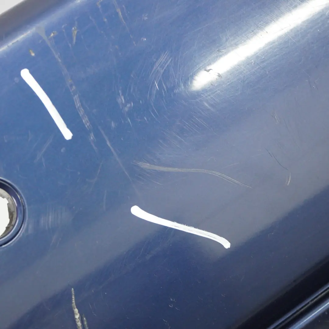 Bumper Panel M Sport PDC Mysticblau Mystic Blue Metallic - A07 to BMW E60 Rear with Part number 0394707 BMW E60 Rear Bumper Panel M Sport PDC Mysticblau Mystic Blue Metallic - A07 - SKU 0394707-MYS - Part number 0394707