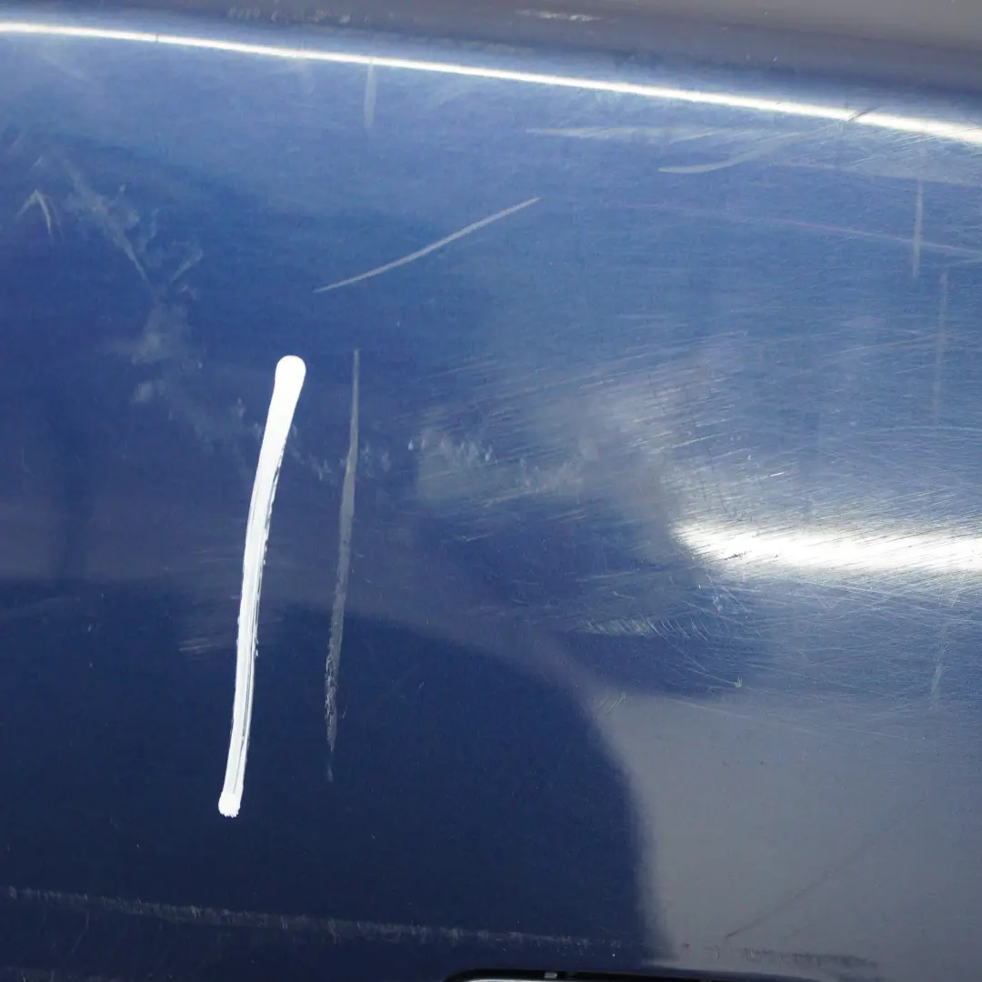 BMW E60 Rear Bumper Panel M Sport PDC Mysticblau Mystic Blue Metallic - A07 - SKU 0394707-MYS - Part number 0394707