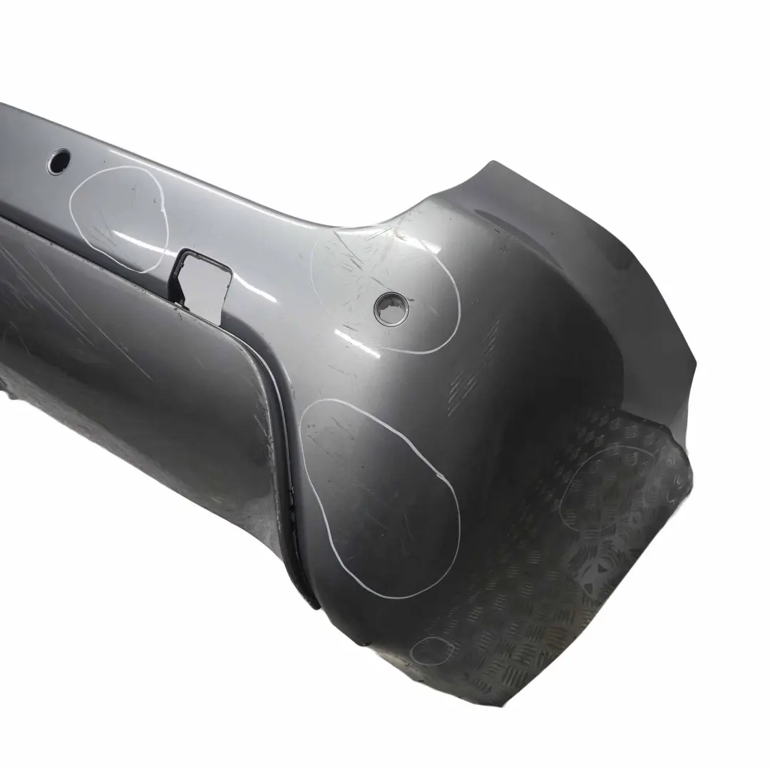 BMW E60 Rear Bumper Panel M Sport PDC Spacegrau Space Grey Metallic - A52 - SKU 0394707-SCG3 - Part number 0394707