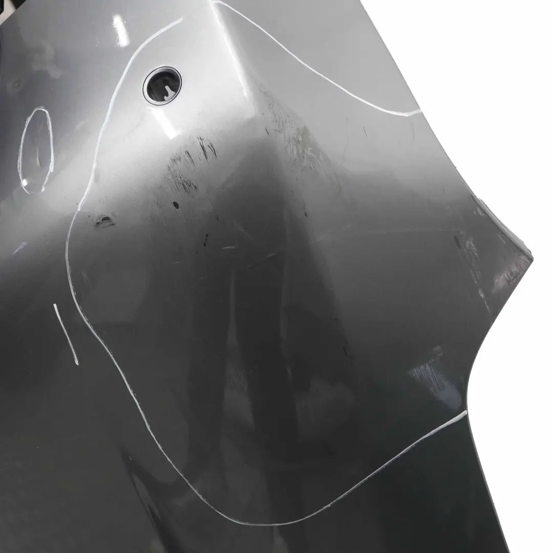 BMW E60 Rear Bumper Panel M Sport PDC Spacegrau Space Grey Metallic - A52 - SKU 0394707-SCG4 - Part number 0394707