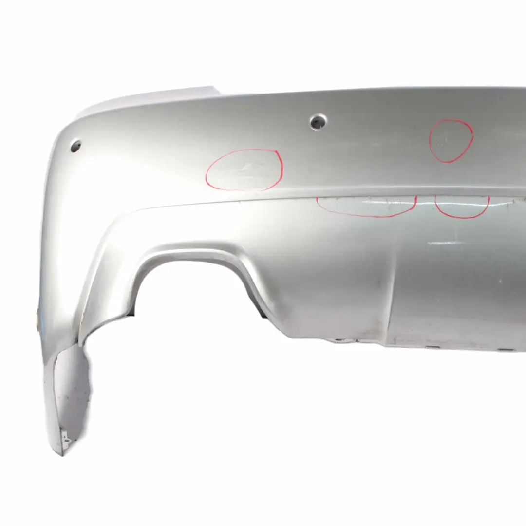 BMW E60 M Sport Rear Bumper Panel PDC Titansilber Titan Silver - 354 - SKU 0394707-TS1 - Part number 0394707