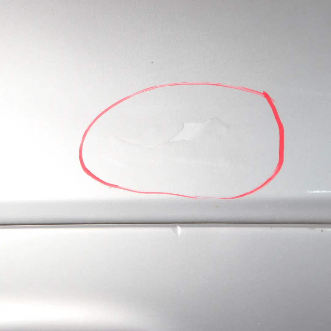 BMW E60 M Sport Rear Bumper Panel PDC Titansilber Titan Silver - 354 - SKU 0394707-TS1 - Part number 0394707