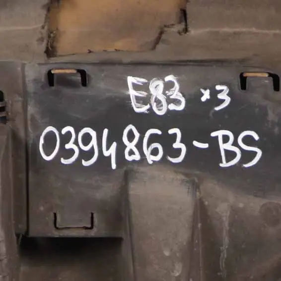 Bumper Aerokit PDC Trim Panel Black Sapphire Metallic - 475 to BMW X3 E83 Rear with Part number 0394863 BMW X3 E83 Rear Bumper Aerokit PDC Trim Panel Black Sapphire Metallic - 475 - SKU 0394863-BS - Part number 0394863