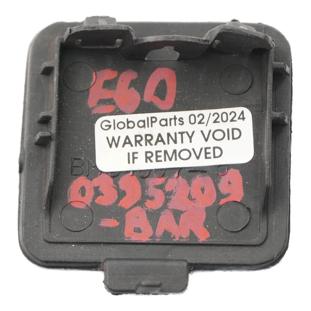 BMW E60 M Sport parachoques trasero remolque Ojo Tapa Barberarot Rojo 7896617 - SKU 0395209-BAR - Número de pieza 0395209