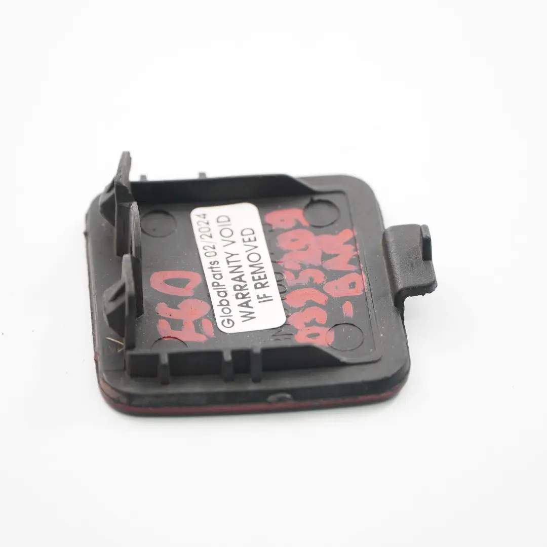 BMW E60 M Sport Rear Bumper Towing Eye Flap Cover Cap Barberarot Red A39 7896617 - SKU 0395209-BAR - Part number 0395209