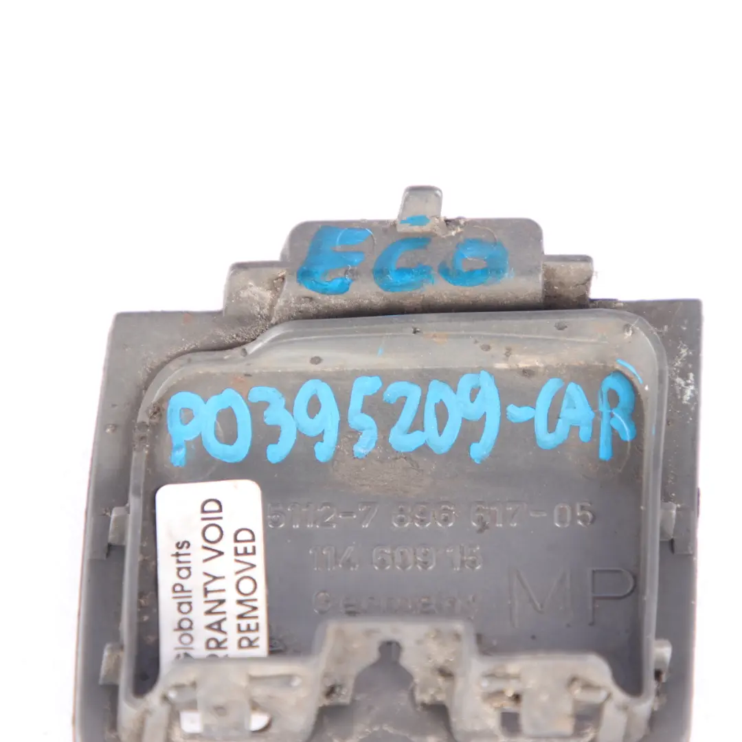 BMW E60 M Pakiet Zaślepka Klapka Haka Zderzaka Tył Czarna 7896617 - SKU 0395209-CAR - Numer Części 0395209