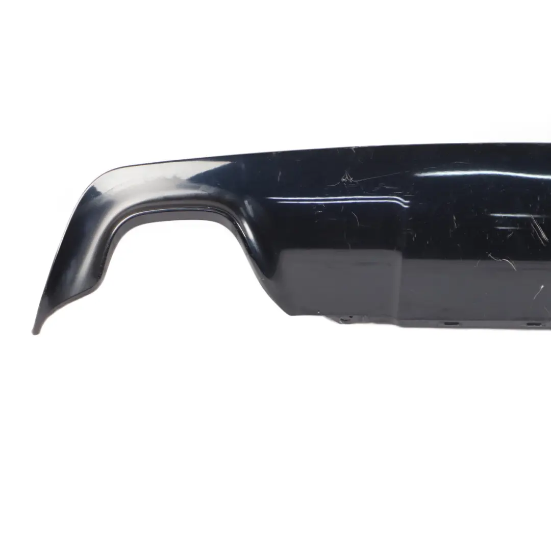 BMW E60 E61 M Sport Rear Bumper Diffuser Cover Trim Carbon Black Metallic - 416 - SKU 0395228-CAR - Part number 0395228