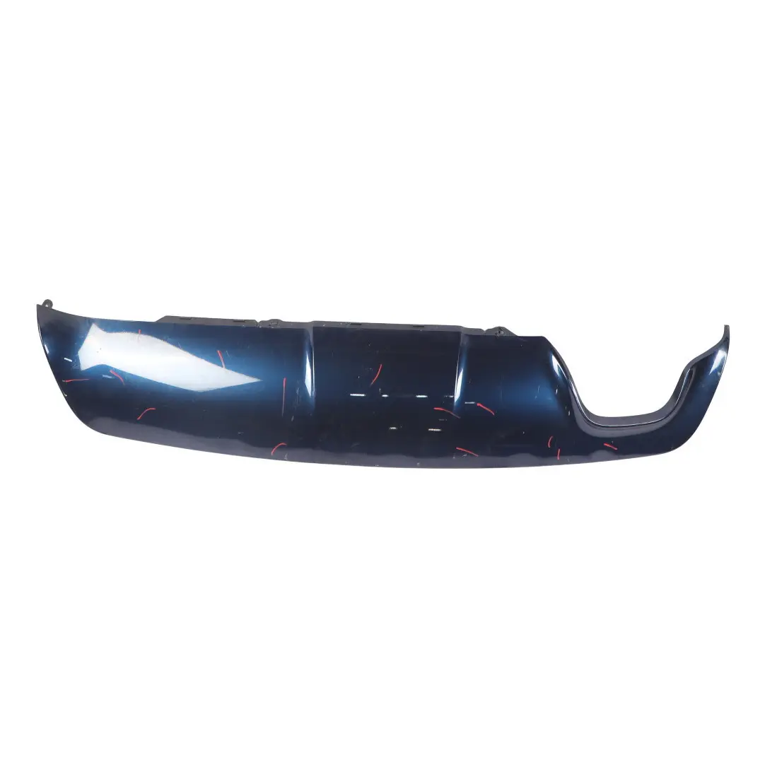 BMW E60 E61 M Sport Rear Bumper Diffuser Cover Trim Tiefseeblau Metallic - A76
