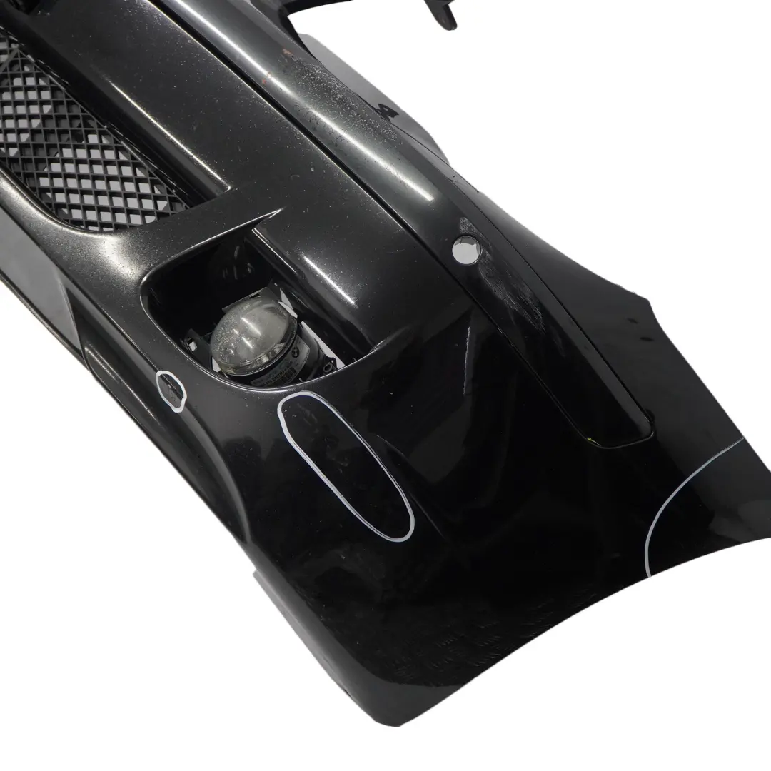 BMW E65 E66 Zderzak Przedni Schwarz 2 - 668 - SKU 0395300-SCH - Numer Części 0395300