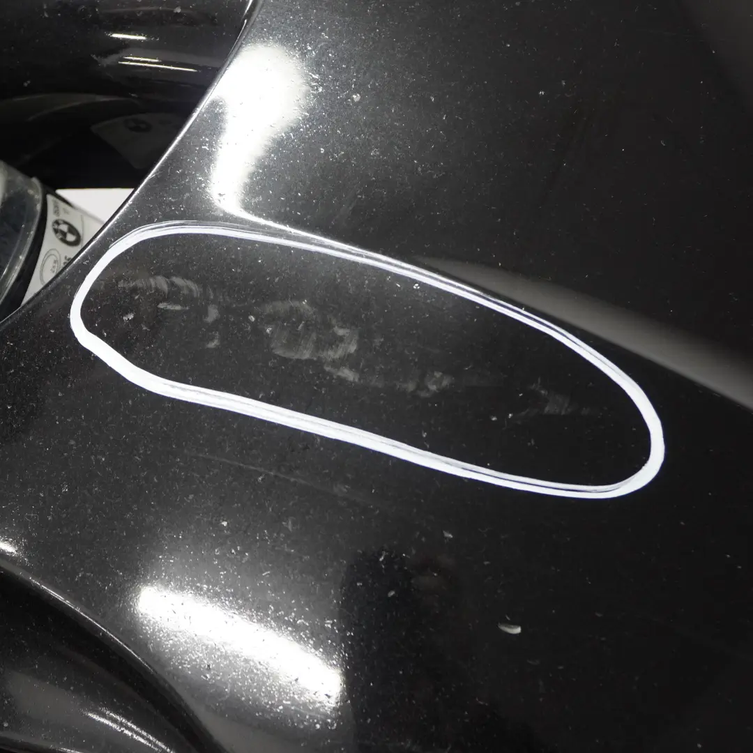 Front Bumper Panel Schwarz 2 Black - 668 to BMW E65 E66 with Part number 0395300 BMW E65 E66 Front Bumper Panel Schwarz 2 Black - 668 - SKU 0395300-SCH - Part number 0395300