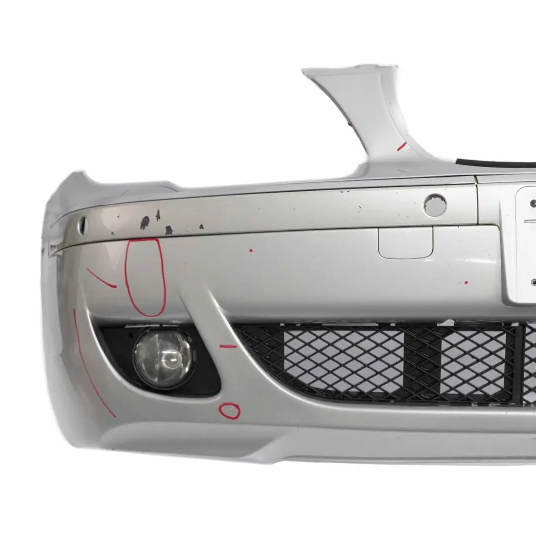 BMW E65 E66 Front Bumper Panel Titansilber Titan Silver Metallic - 354 - SKU 0395300-TS - Part number 0395300