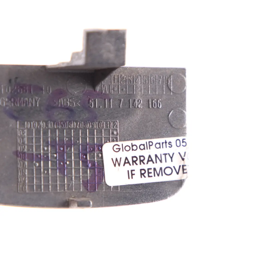 Front Bumper Flap Towing Eye Titansilber Silver 354 7142166 to BMW E65 E66 with Part number 0395303 BMW E65 E66 Front Bumper Flap Towing Eye Titansilber Silver 354 7142166 - SKU 0395303-TS - Part number 0395303