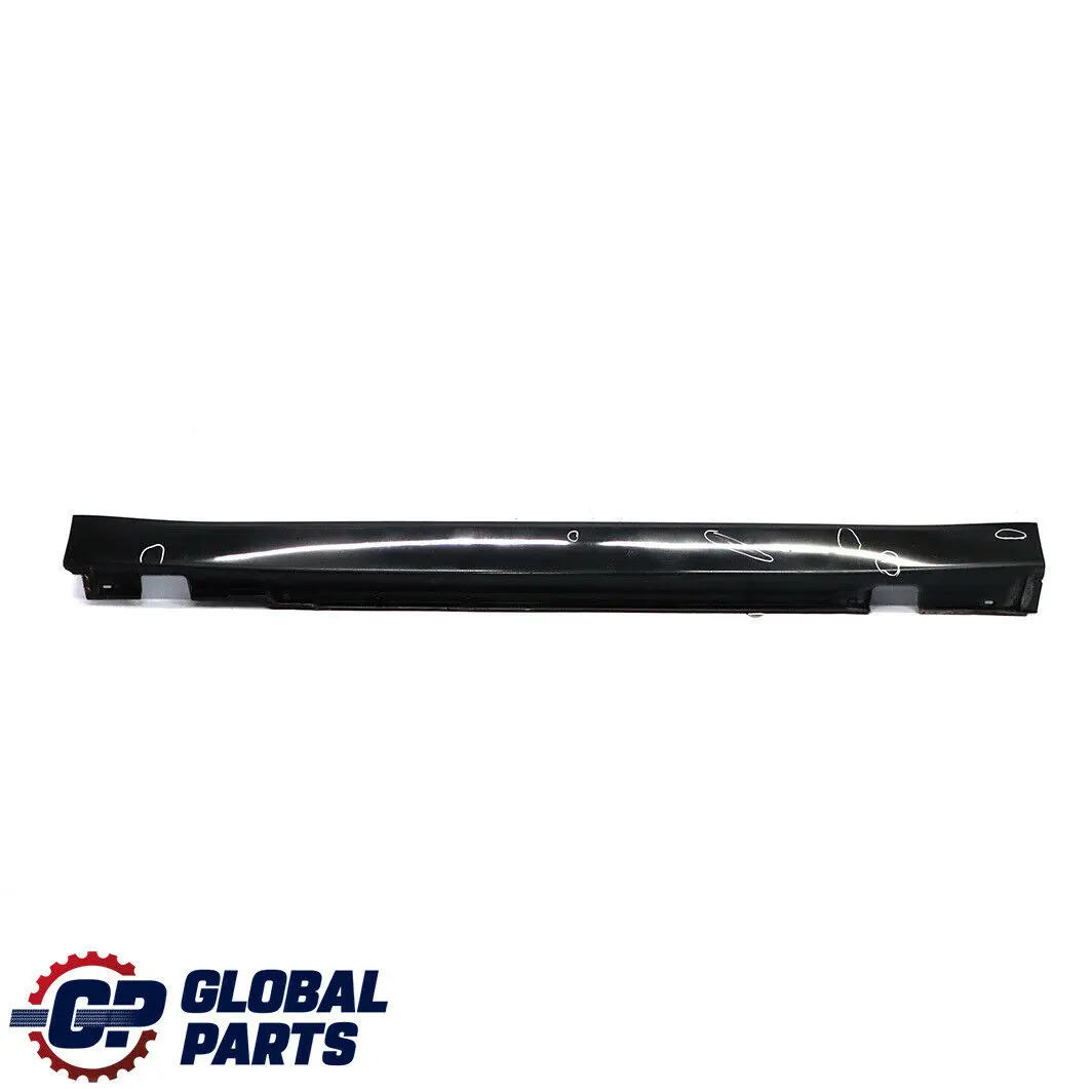 BMW 7 E66 Bas de Porte Couverture Seuil Droite Noir Sapphire Noir - SKU 0395480-BS - Numéro de pièce 0395480
