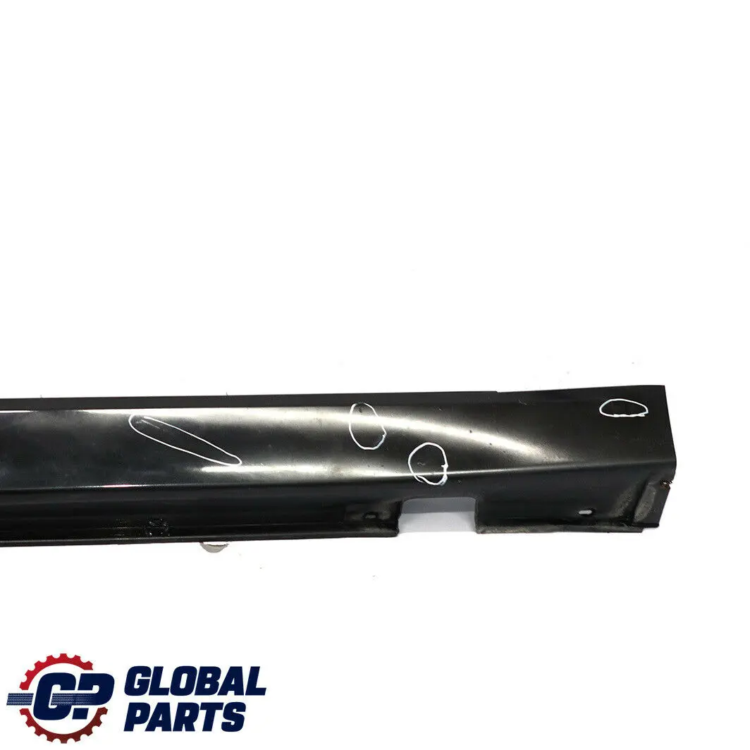 BMW 7 er E66 Schwellerleiste Blende Schweller Rechts Black Sapphire Schwarz - SKU 0395480-BS - Teilenummer 0395480
