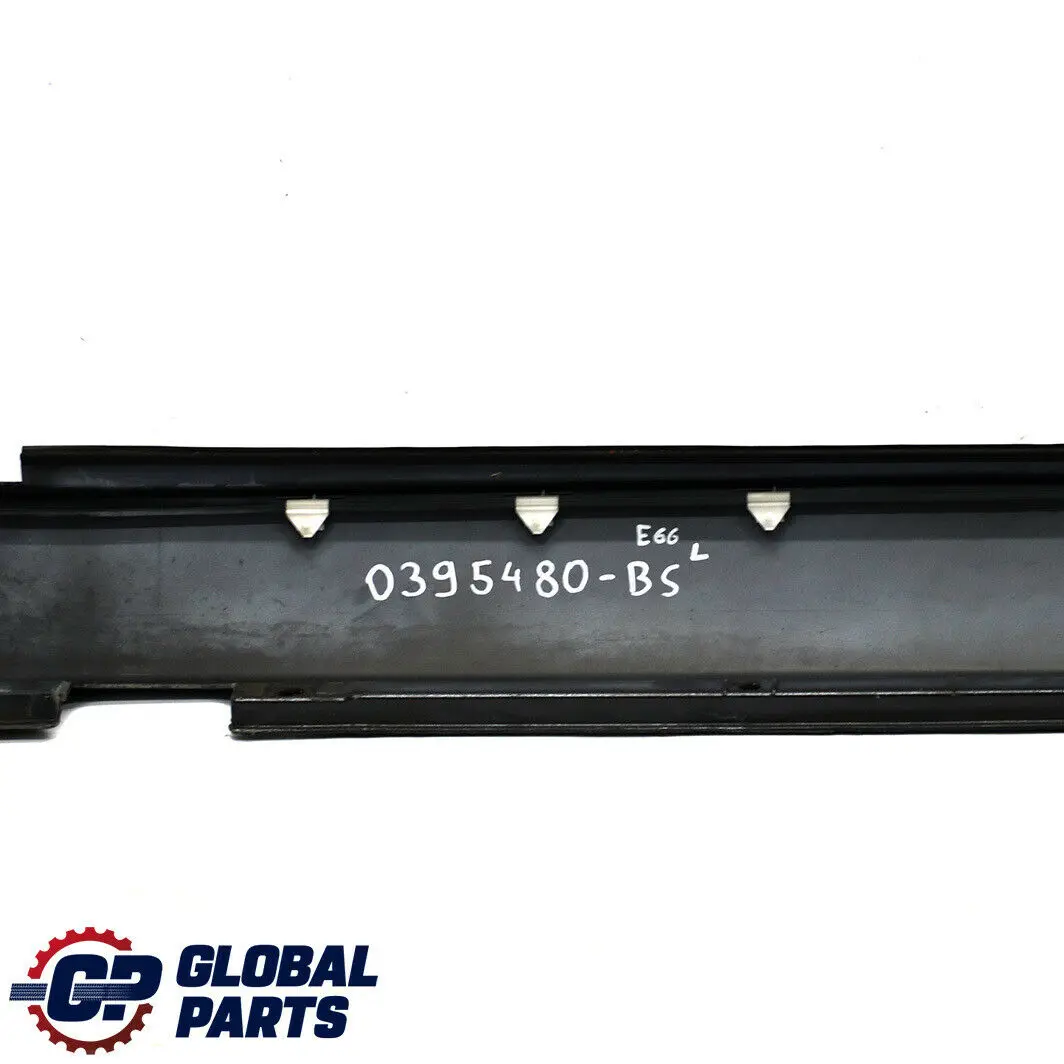 Door Sill Cover Skirt Right Black Sapphire - 475 para BMW E66 Long con número de pieza 0395480 BMW E66 Long Door Sill Cover Skirt Right Black Sapphire - 475 - SKU 0395480-BS - Número de pieza 0395480