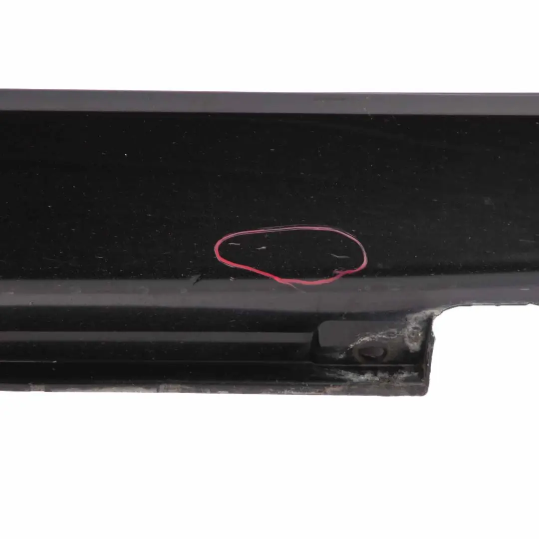 BMW E65 Side Skirt Door Sill Cover Left N/S Black Sapphire Metallic - 475 - SKU 0395481-BS - Part number 0395481