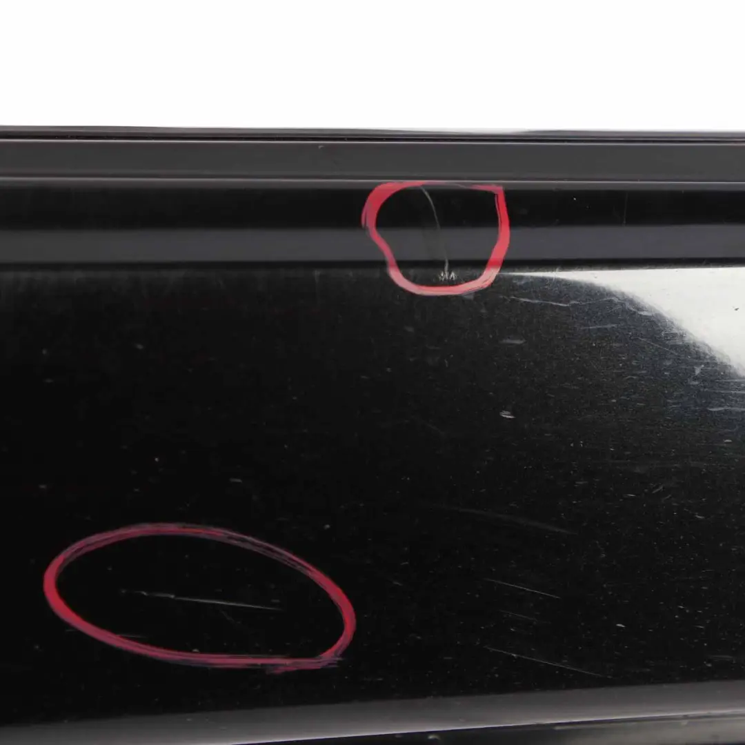 BMW E65 Side Skirt Door Sill Cover Left N/S Black Sapphire Metallic - 475 - SKU 0395481-BS - Part number 0395481