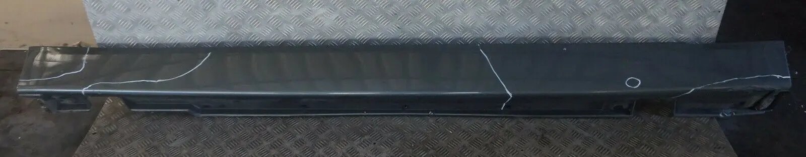BMW 7 Series E65 Door Sill Cover Skirt Right O/S Titangrau Titan Grey A36