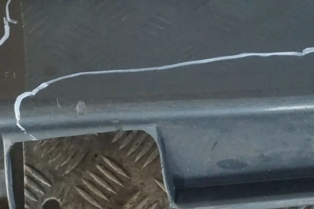 BMW 7 Series E65 Door Sill Cover Skirt Right O/S Titangrau Titan Grey A36 - SKU 0395482-TGR - Part number 0395482