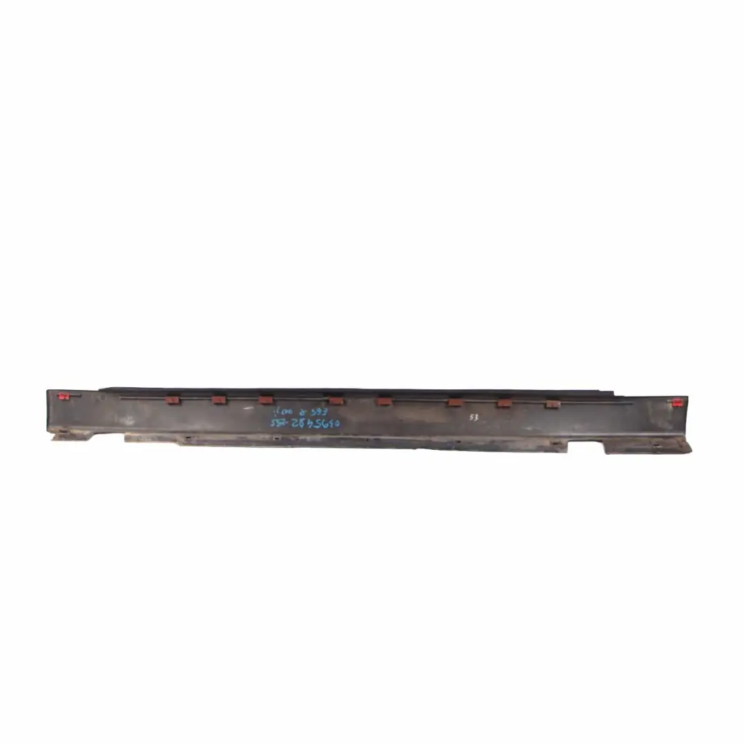 Side Skirt Door Sill Cover Left N/S Black Sapphire Metallic - 475 BMW E65 - SKU 0395481-BS1 - Part number 0395481