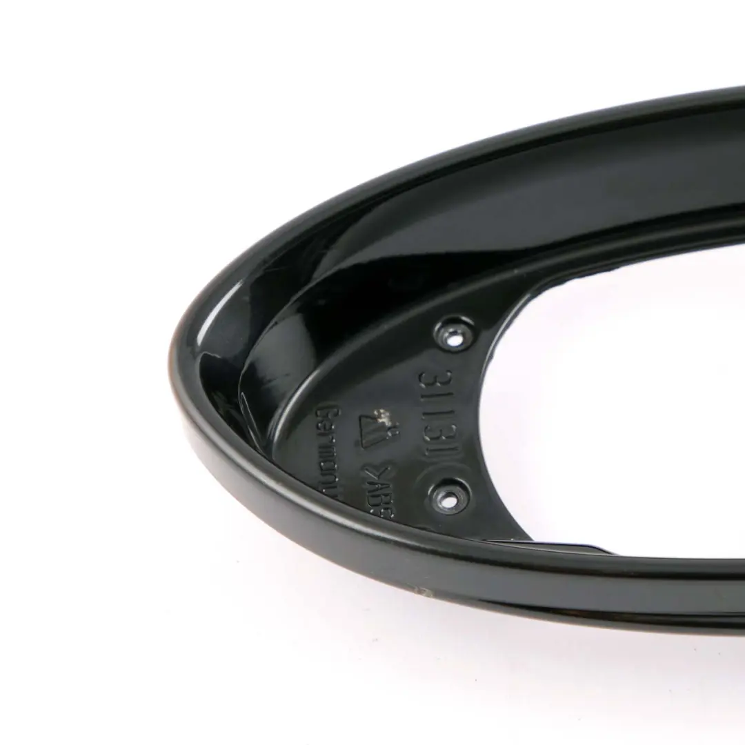 Left N/S Supporting Ring Mirror Black Sapphire Metallic 475 to BMW E60 E63 M5 M6 with Part number 0395504 BMW E60 E63 M5 M6 Left N/S Supporting Ring Mirror Black Sapphire Metallic 475 - SKU 0395504-BS - Part number 0395504