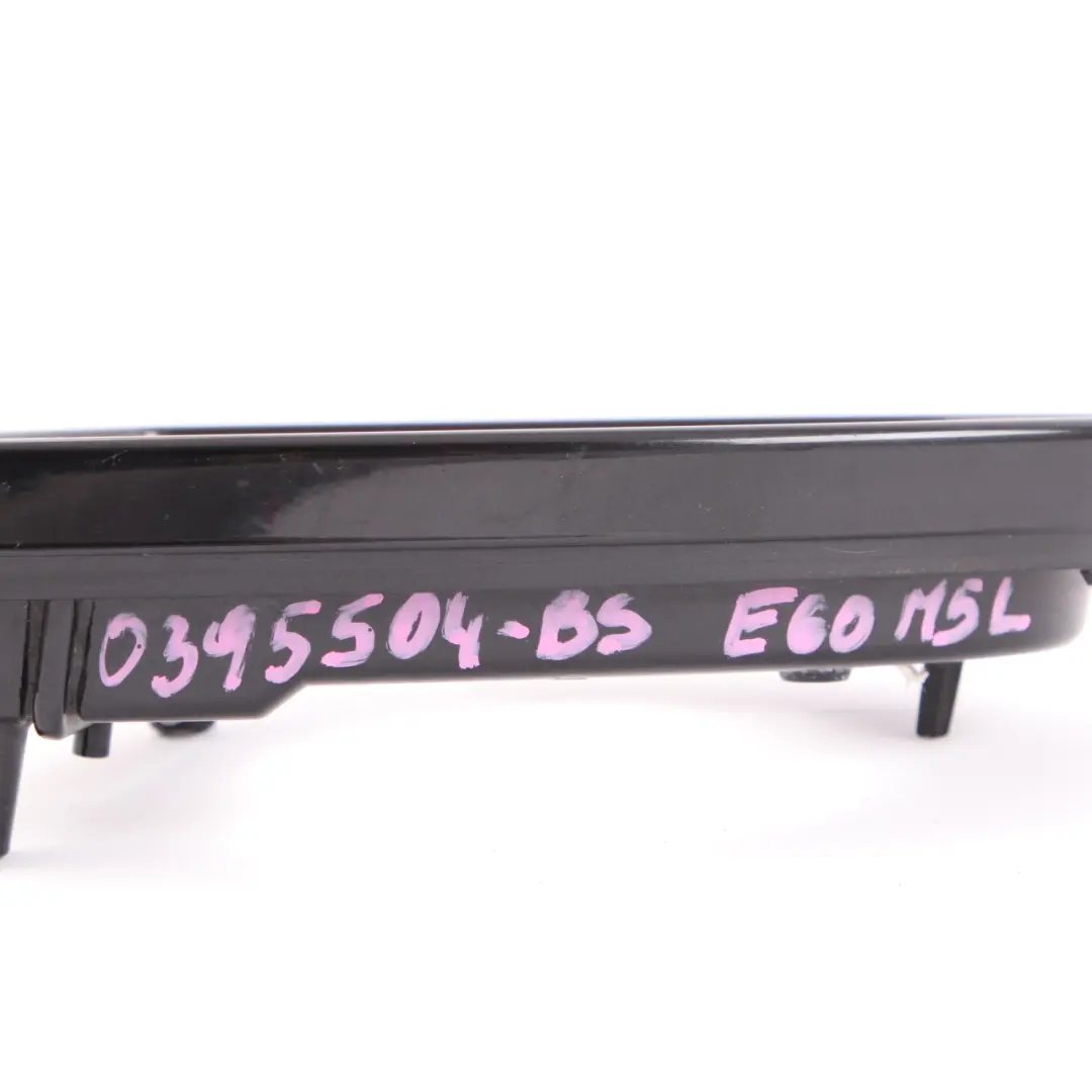 Left N/S Supporting Ring Mirror Black Sapphire Metallic 475 to BMW E60 E63 M5 M6 with Part number 0395504 BMW E60 E63 M5 M6 Left N/S Supporting Ring Mirror Black Sapphire Metallic 475 - SKU 0395504-BS - Part number 0395504