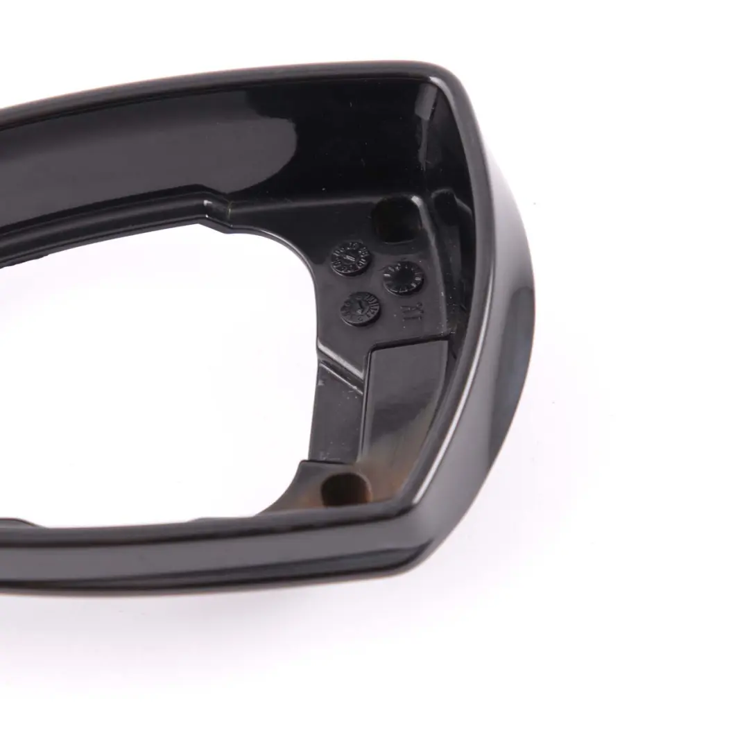 Left N/S Supporting Ring Mirror Black Sapphire Metallic 475 to BMW E60 E63 M5 M6 with Part number 0395504 BMW E60 E63 M5 M6 Left N/S Supporting Ring Mirror Black Sapphire Metallic 475 - SKU 0395504-BS - Part number 0395504