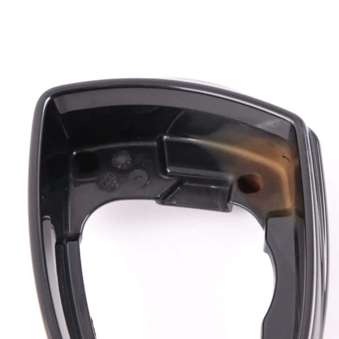 Left N/S Supporting Ring Mirror Black Sapphire Metallic 475 to BMW E60 E63 M5 M6 with Part number 0395504 BMW E60 E63 M5 M6 Left N/S Supporting Ring Mirror Black Sapphire Metallic 475 - SKU 0395504-BS - Part number 0395504