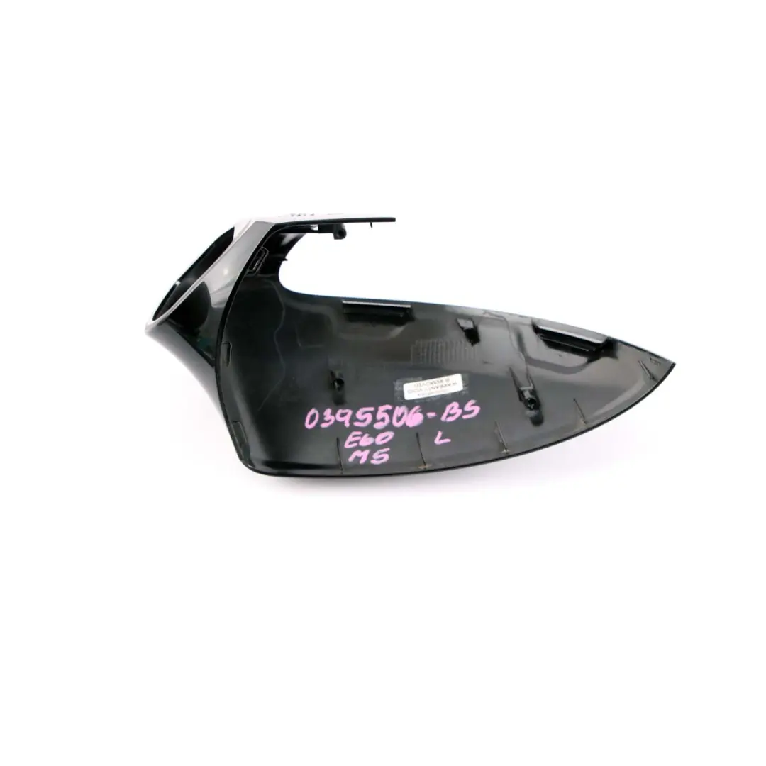 Mirror Cover BMW E60 M5 Left Cap N/S Casing Wing Black Sapphire Metallic 475 to with Part number 0395506 Mirror Cover BMW E60 M5 Left Cap N/S Casing Wing Black Sapphire Metallic 475 - SKU 0395506-BS - Part number 0395506