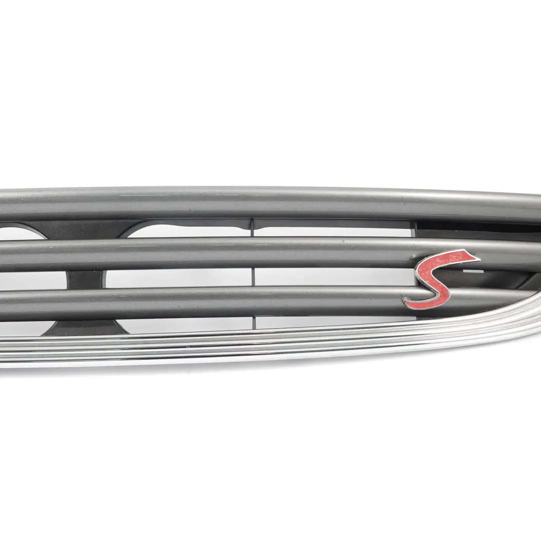Grille Decorative Pare-Chocs Dark Silver Argent - 871 pour Mini Cooper S R53 à propos du numéro de pièce 0395839 Mini Cooper S R53 Grille Decorative Pare-Chocs Dark Silver Argent - 871 - SKU 0395839-DS2 - Numéro de pièce 0395839