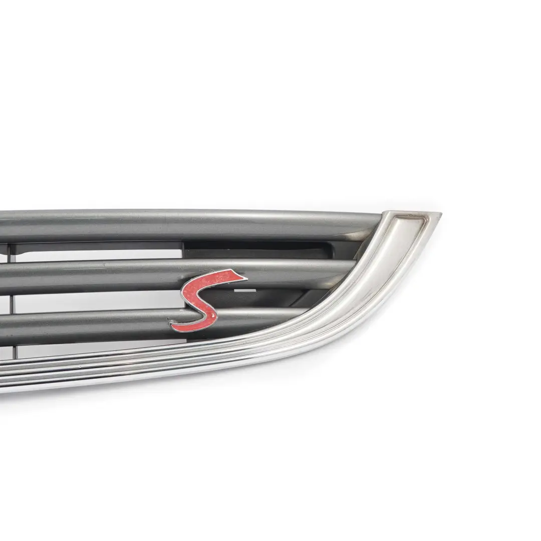 Grille Decorative Pare-Chocs Dark Silver Argent - 871 pour Mini Cooper S R53 à propos du numéro de pièce 0395839 Mini Cooper S R53 Grille Decorative Pare-Chocs Dark Silver Argent - 871 - SKU 0395839-DS2 - Numéro de pièce 0395839