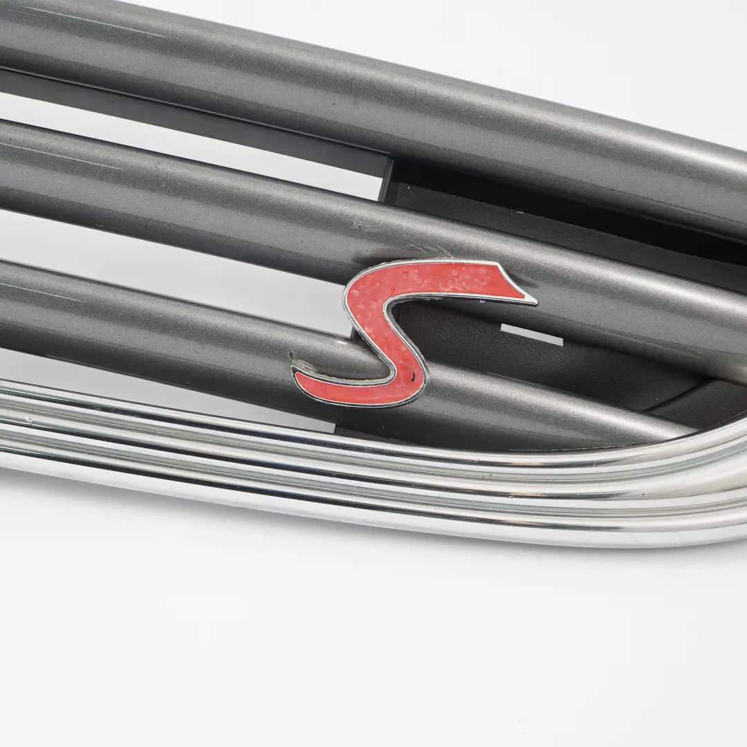 Bumper Front Panel Cooper S Bonnet Trim Grille Dark Silver Metallic 871 to Mini R53 with Part number 0395839 Mini R53 Bumper Front Panel Cooper S Bonnet Trim Grille Dark Silver Metallic 871 - SKU 0395839-DS2 - Part number 0395839