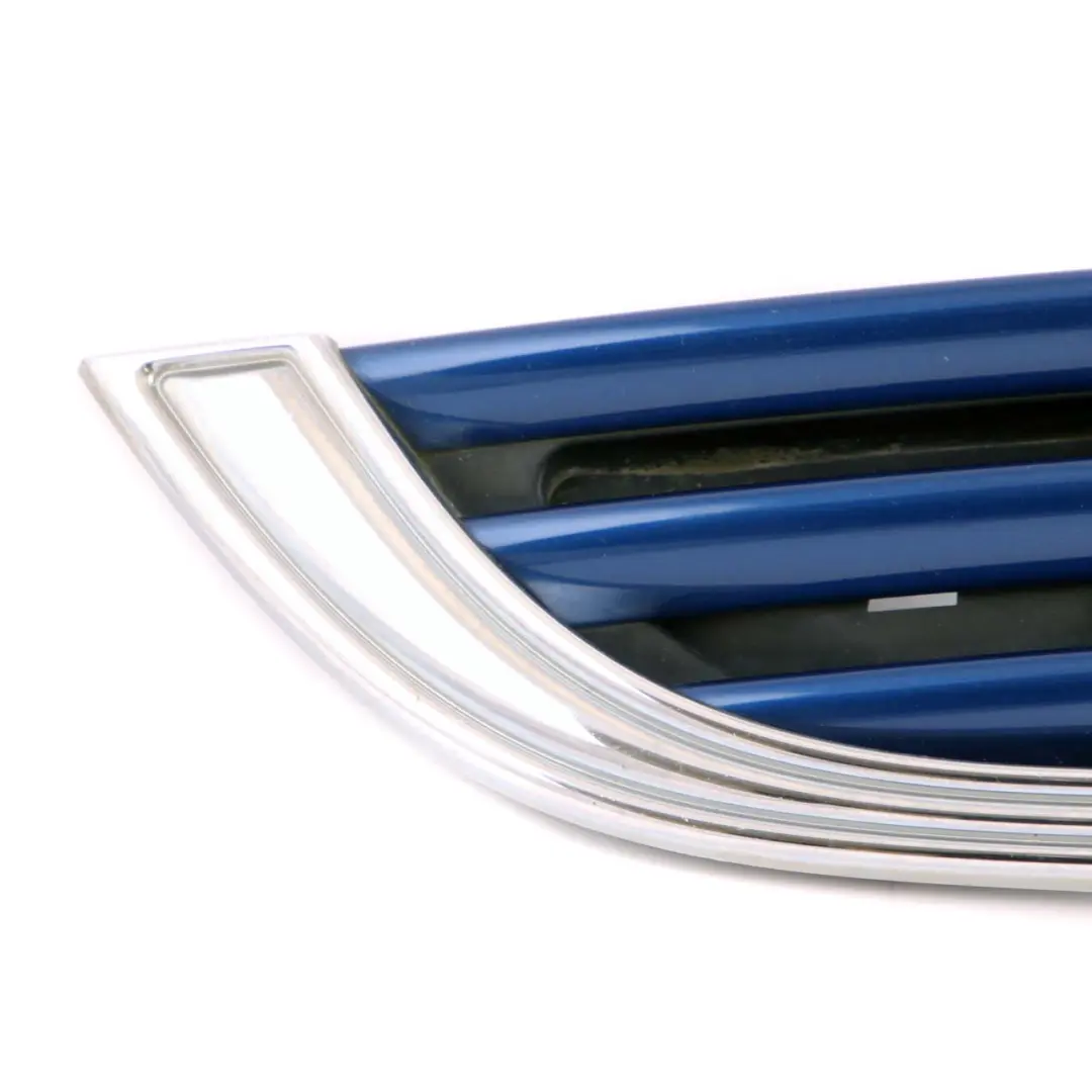 Mini Cooper S R53 Front Bumper Bottom Trim Grille Cover Indi Blue Metallic - 862 - SKU 0395839-IB - Part number 0395839