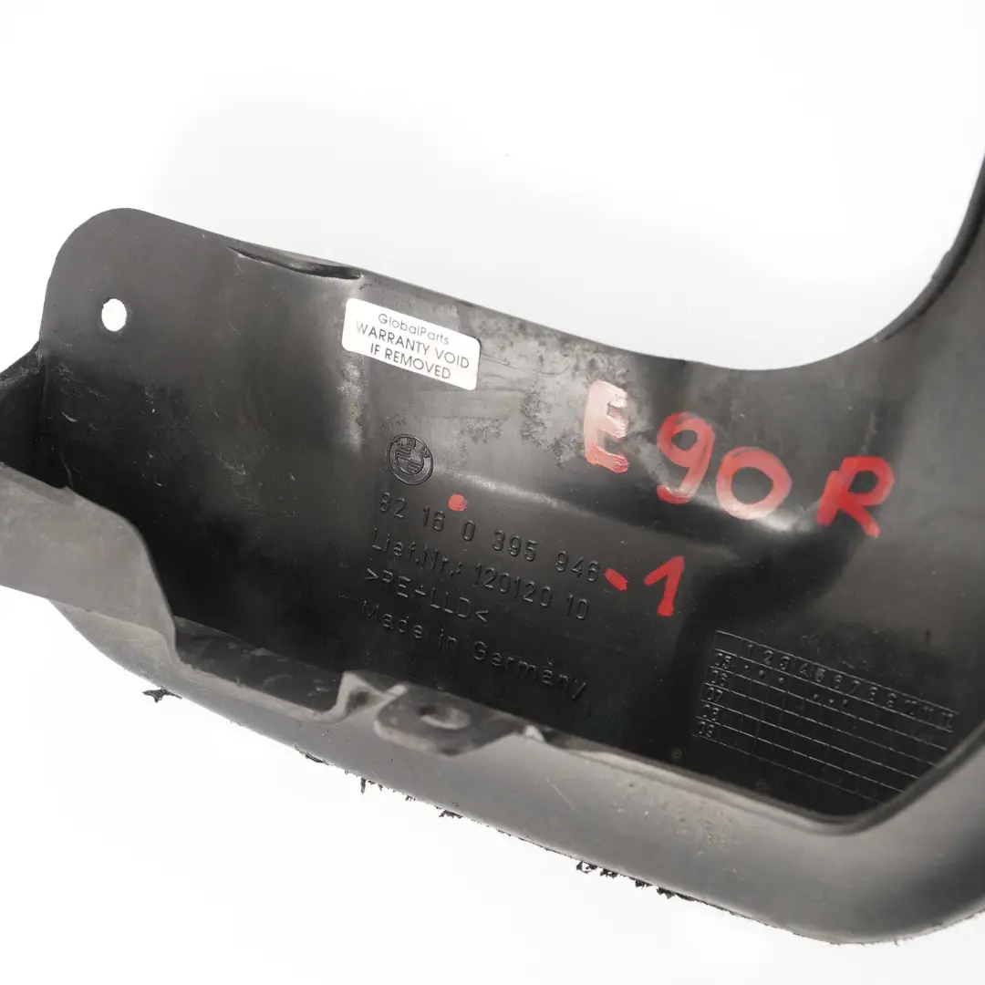 BMW E90 Mud Flap Front Right O/S Mud Splash Shield Guard Panel - SKU 0395946-1 - Part number 0395946