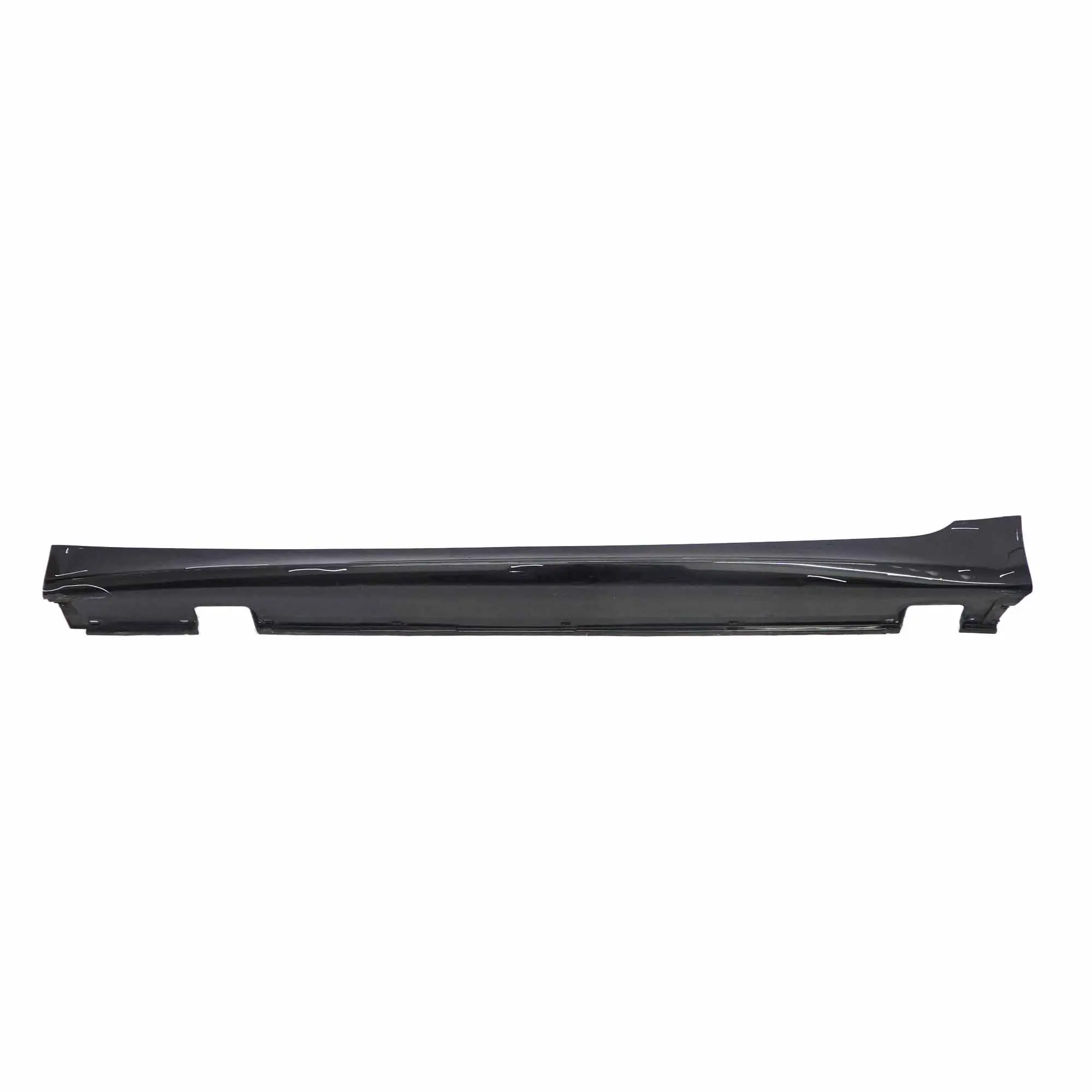 BMW 5 E60 E61 M5 M Sport Bas de Porte Seuil Facade Gauche Noir de Carbone