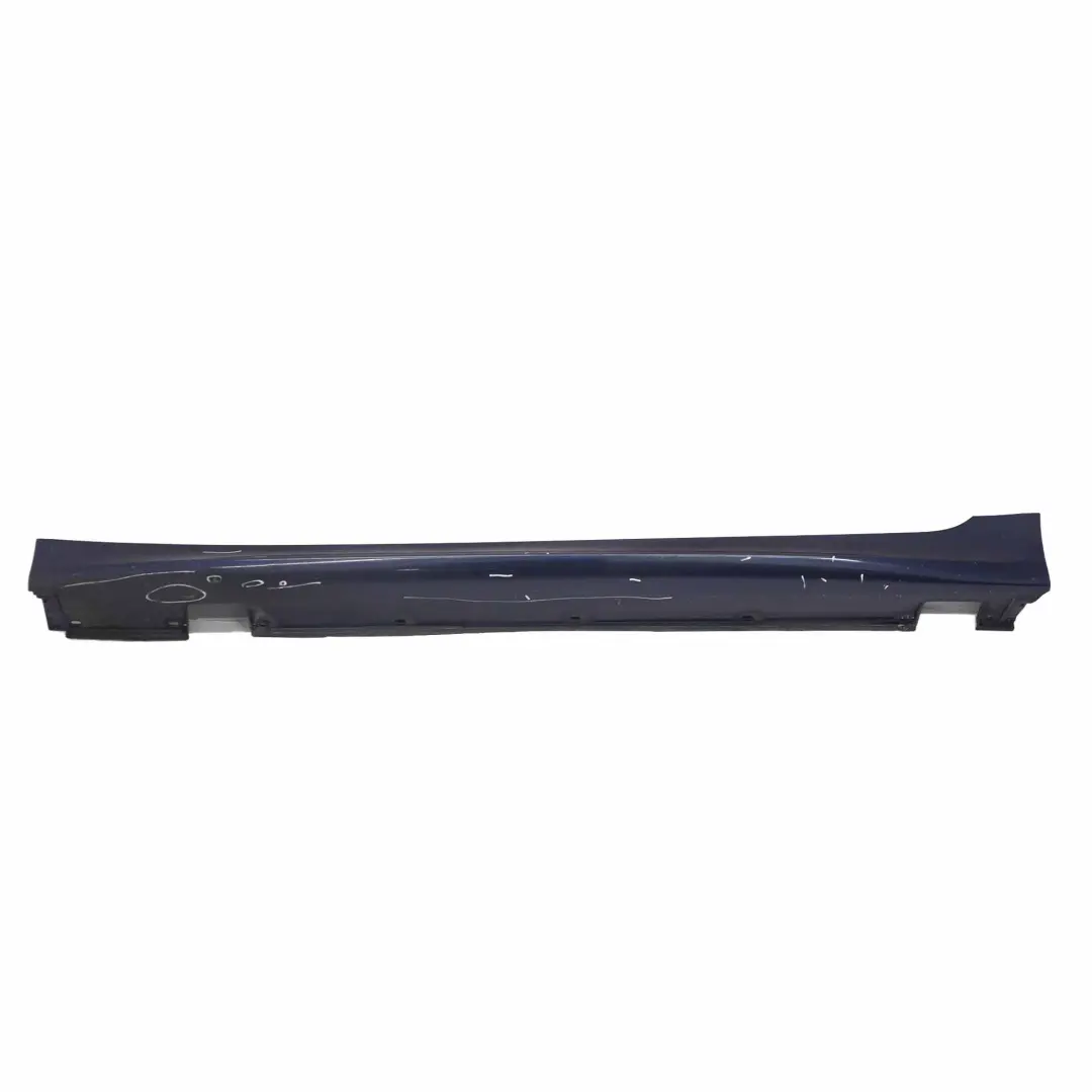 BMW E60 E61 M5 M Sport Cache Latérale seuil de porte gauche Tiefseeblau Bleu A76 - SKU 0396899-DSB - Numéro de pièce 0396899