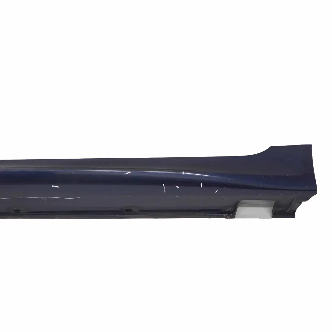BMW E60 E61 M5 M Sport Faldon Cubre umbral puerta Izquierda Tiefseeblau Azul A76 - SKU 0396899-DSB - Número de pieza 0396899