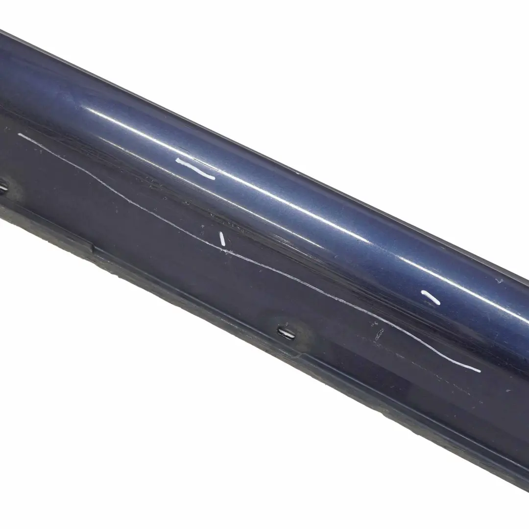 BMW E60 E61 M5 M Sport Cache Latérale seuil de porte gauche Tiefseeblau Bleu A76 - SKU 0396899-DSB - Numéro de pièce 0396899