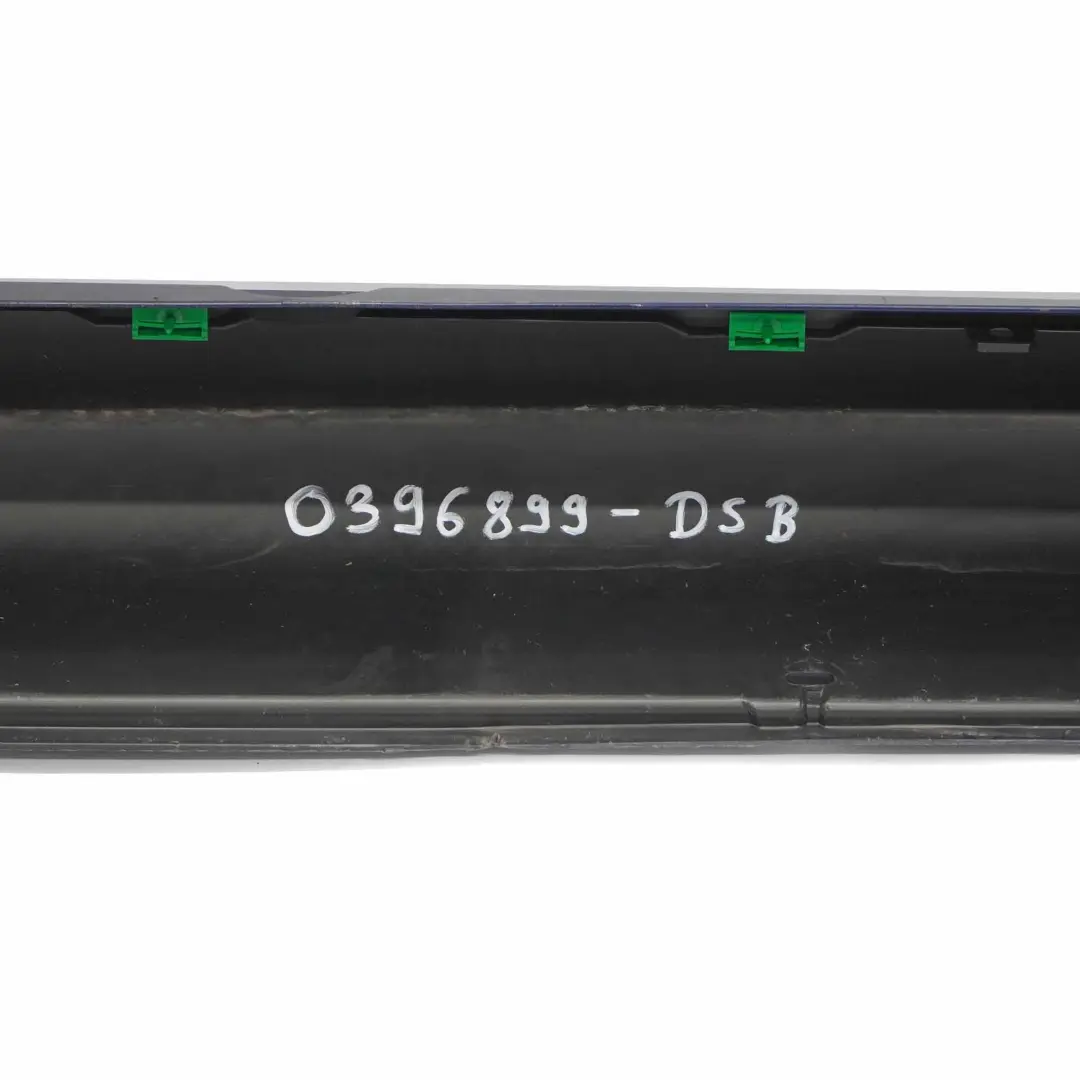 BMW E60 E61 M5 M Sport Cache Latérale seuil de porte gauche Tiefseeblau Bleu A76 - SKU 0396899-DSB - Numéro de pièce 0396899