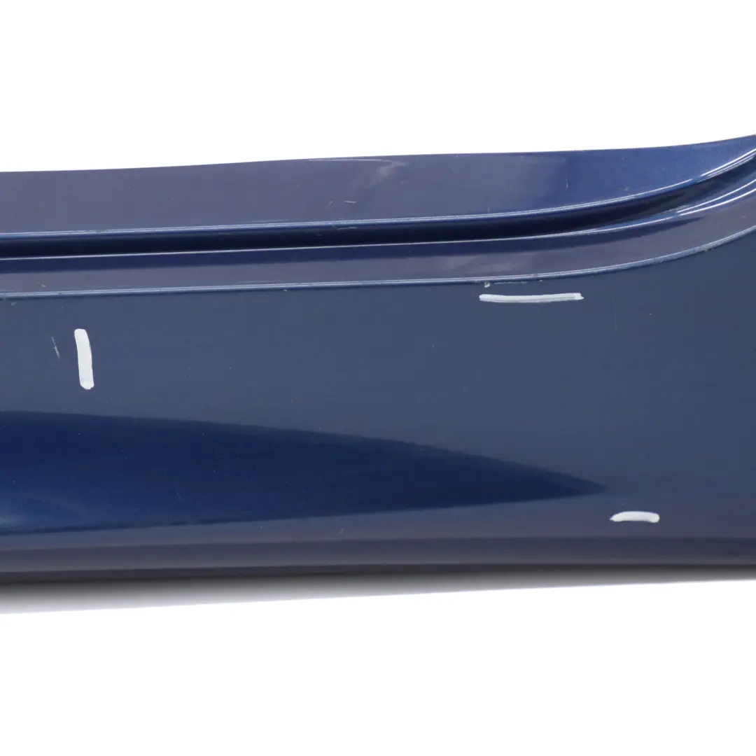 Schwellerleiste Schweller Blende Links Le Mans Blau - 381 für BMW E60 E61 M Sport M5 mit Teilenummer 0396899 BMW E60 E61 M Sport M5 Schwellerleiste Schweller Blende Links Le Mans Blau - 381 - SKU 0396899-LMB1 - Teilenummer 0396899