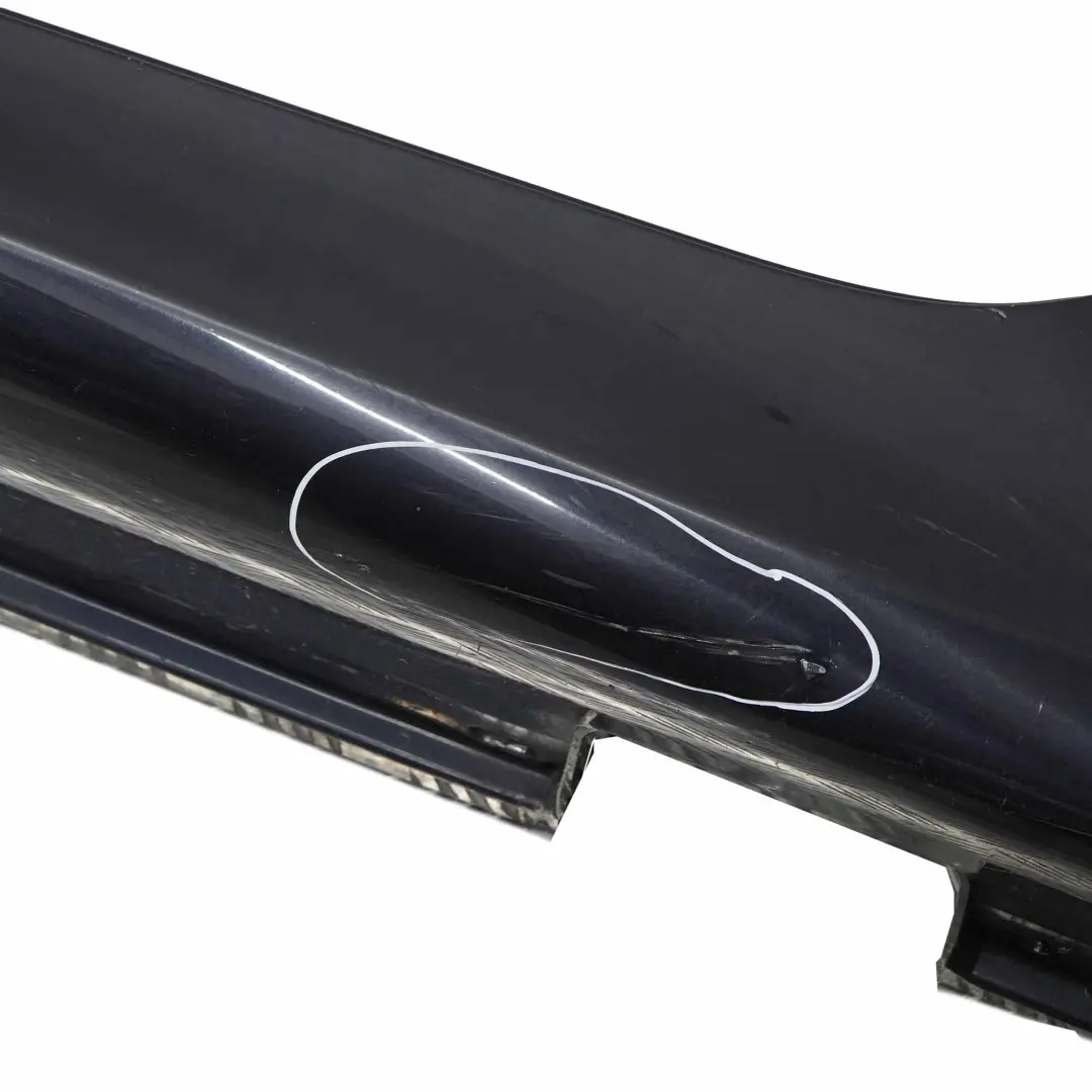 BMW E60 E61 M5 M Sport Cubre umbral puerta Izquierdo Monacoblau Azul Faldón - SKU 0396899-MB - Número de pieza 0396899