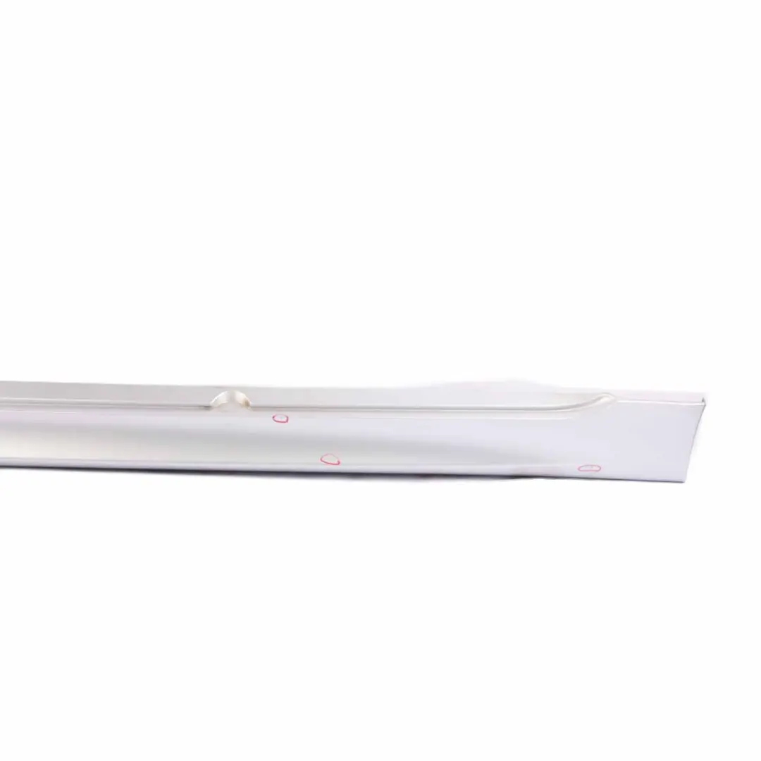 Side Skirt M Sport M5 Door Sill Cover Left N/S Titan Silver - 354 to BMW E60 E61 with Part number 0396899 BMW E60 E61 Side Skirt M Sport M5 Door Sill Cover Left N/S Titan Silver - 354 - SKU 0396899-TS1 - Part number 0396899