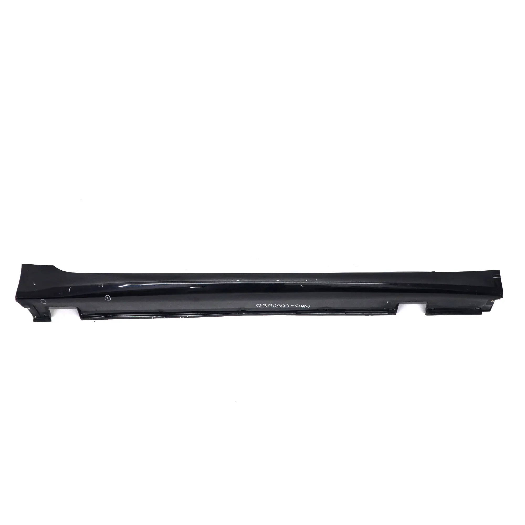 BMW E60 E61 M5 M Sport Bas de Porte Seuil Bouchon Droit Noir de Carbone