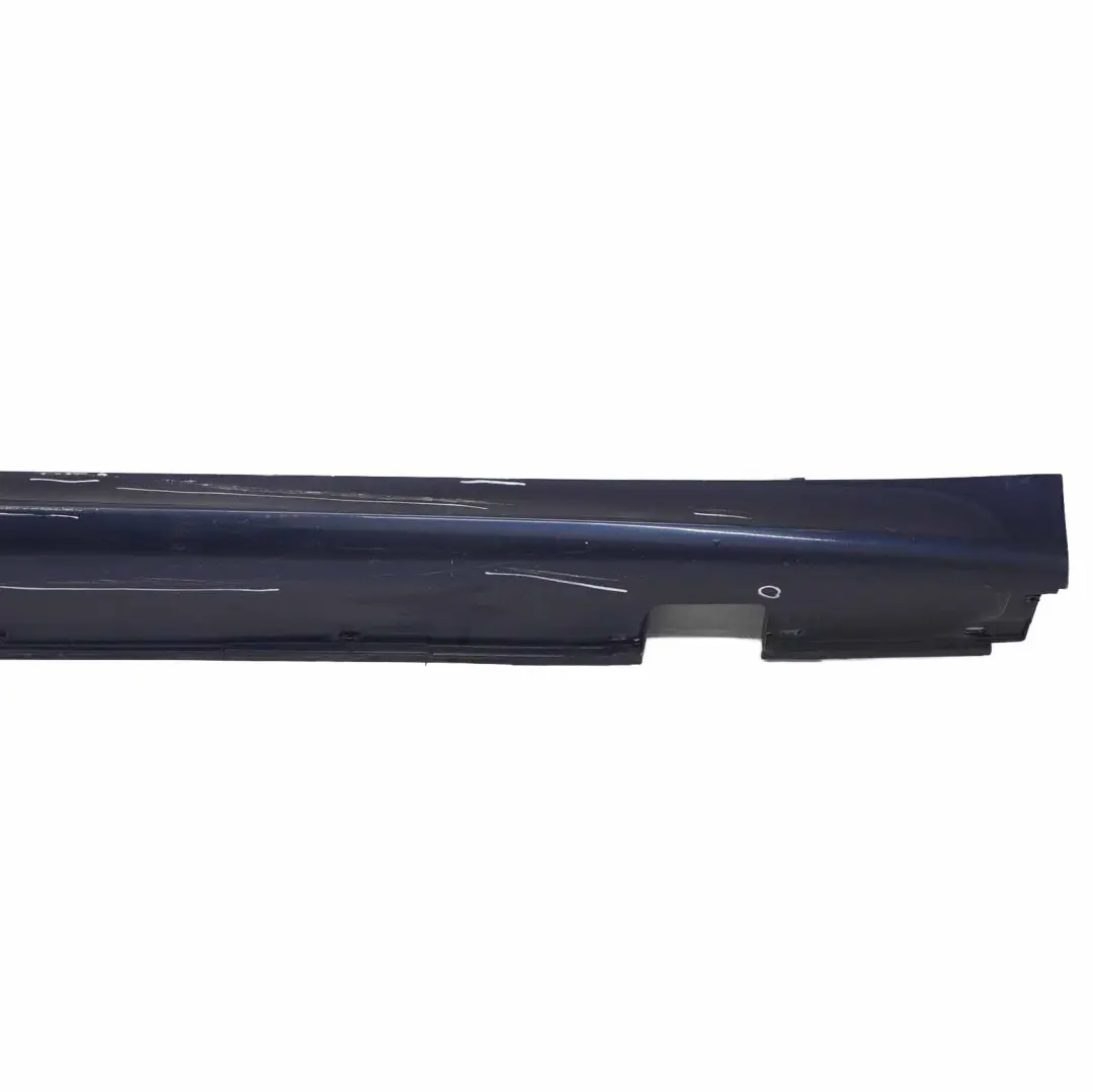 BMW E60 Side Skirt M Sport M5 Door Sill Cover Right O/S Tiefseeblau Blue - A76 - SKU 0396900-DSB - Part number 0396900