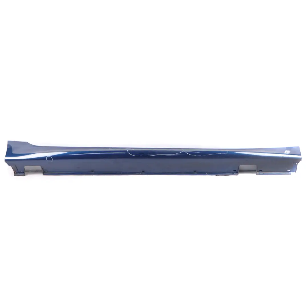 BMW E60 E61 M Sport Door Sill Cover Skirt Right O/S Le Mans Blau Metallic - 381 - SKU 0396900-LMB - Part number 0396900