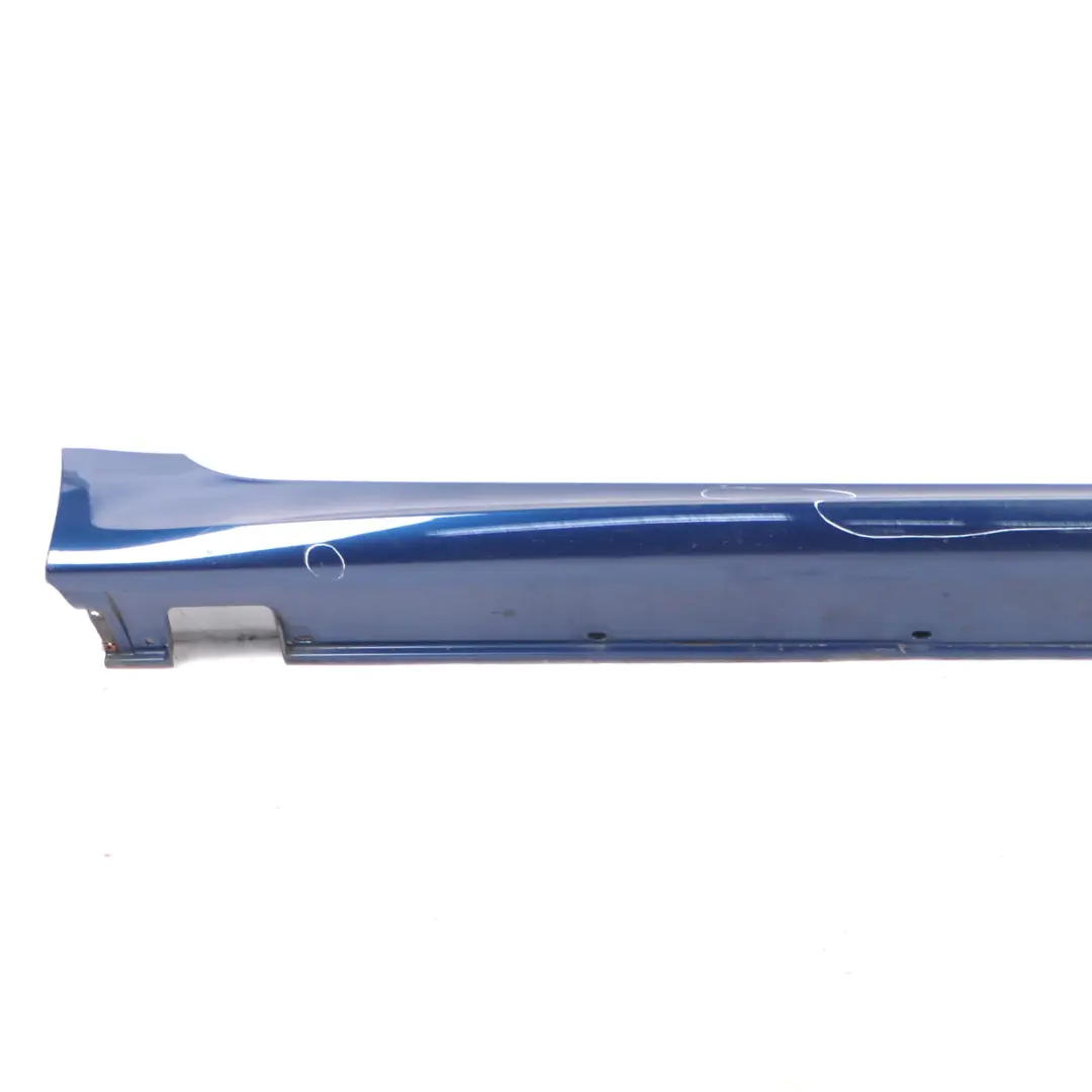 BMW E60 E61 M Sport Door Sill Cover Skirt Right O/S Le Mans Blau Metallic - 381 - SKU 0396900-LMB - Part number 0396900
