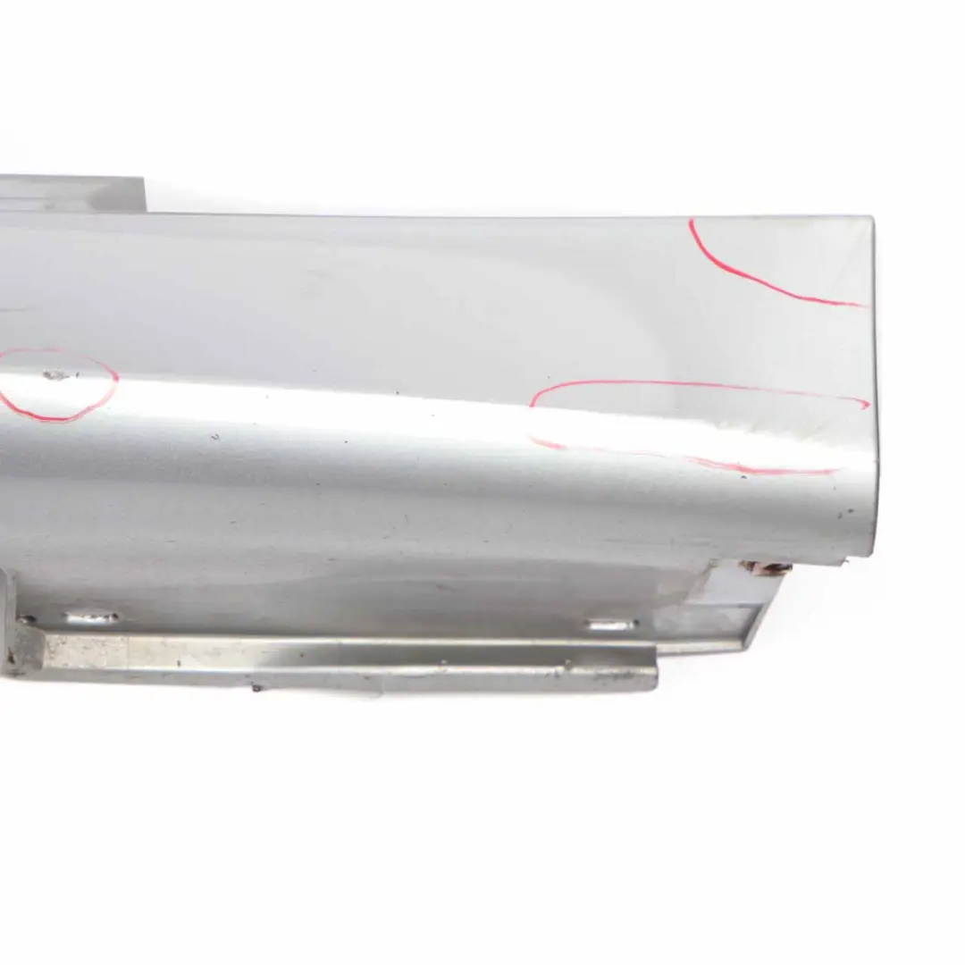 BMW 5 Series E60 E61 M5 M Sport Door Sill Cover Skirt Right O/S Silbergrau Grey - SKU 0396900-SBG - Part number 396900