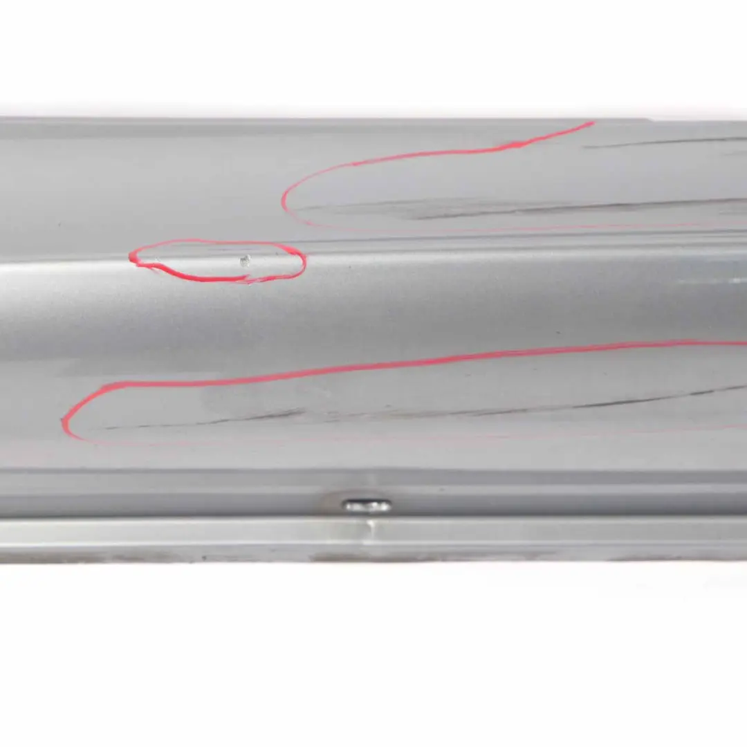 BMW 5 er E60 E61 M5 M Sport Abdeckung Schweller Lackiert Rechts Silbergrau - SKU 0396900-SBG - Teilenummer 396900